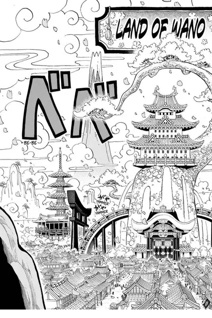 wano arrival splash — payoff
